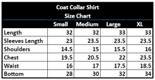 Load image into Gallery viewer, Silk Coat Collar Shirt
