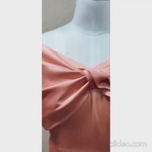 Load and play video in Gallery viewer, Off-Shoulder Butterfly Dress
